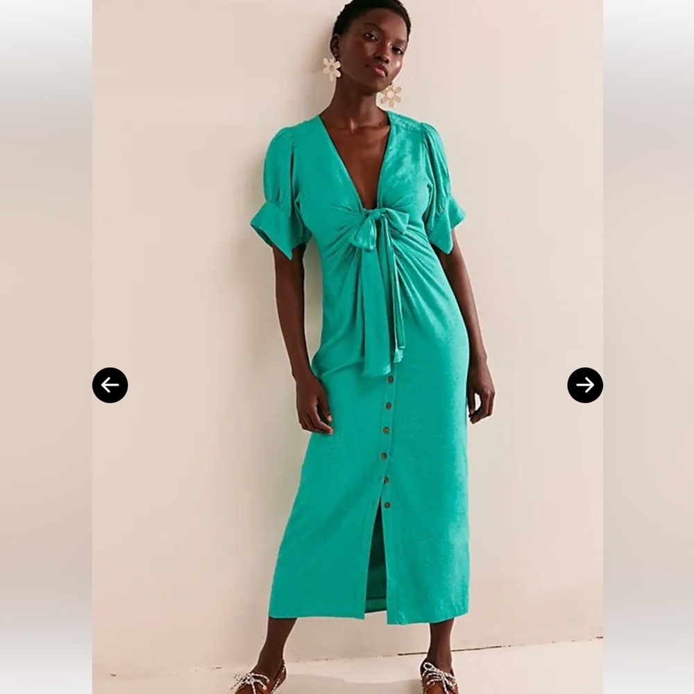 Commando Teal Midi Dress